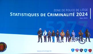 Statistiques de criminalité à Liège