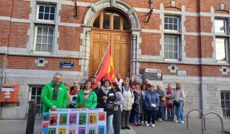Le personnel communal de Waremme en grève