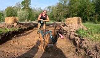 Trucs de Wouf relève le défi de la Woof Run