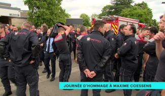 Funérailles du pompier décédé lors de l'incendie à Lantin