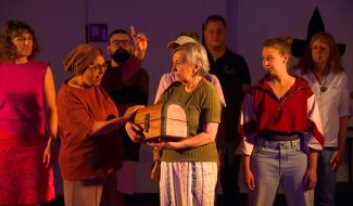 Sur les planches, les yeux fermés !