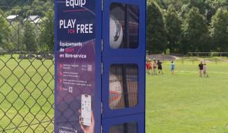 Emprunter un ballon de basket ou de rugby, c'est possible à Aywaille