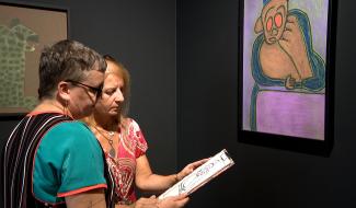 Une exposition adaptée pour les déficients visuels