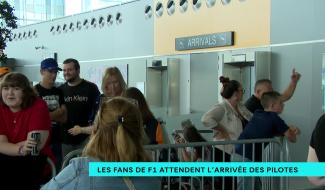 Les fans de F1 attendent les pilotes