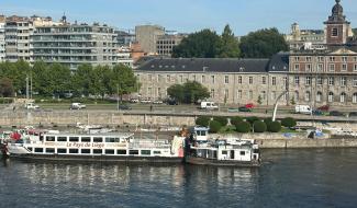 "Le Pays de Liège" a quitté le port des yachts