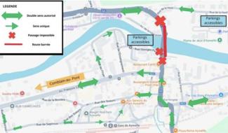 Le pont reliant Aywaille et Sprimont est fermé durant une semaine