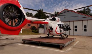 Centre Médical Héliporté : nouvel hélico, nouvelle base
