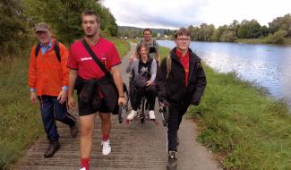 Traverser la Wallonie en joëlette pour sensibiliser à la mobilité inclusive