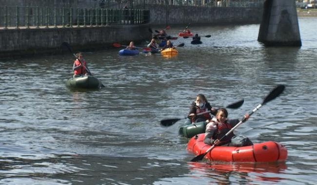 Le packrafting, nouvelle aventure fluviale à Liège !