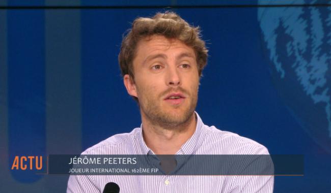 Actu L : Jérôme Peeters, joueur international de Padel