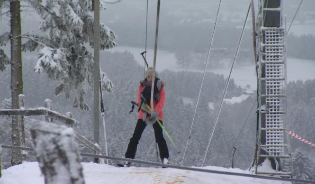 Fermeture de toutes les pistes de ski lundi en province de Liège