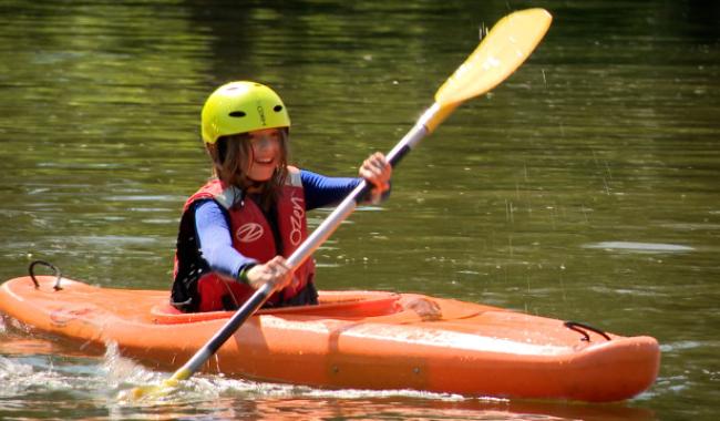 Un stage rafraichissant sur l'Ourthe ! 