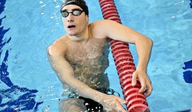 Lucas Henveaux bat le record de Belgique du 1.500m en petit bassin