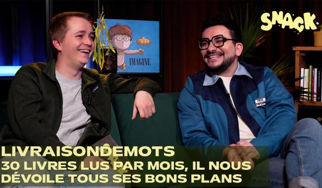 Snack : LivraisonDeMots, l'incroyable histoire de l'influenceur littéraire liégeois aux 100.000 abonnés