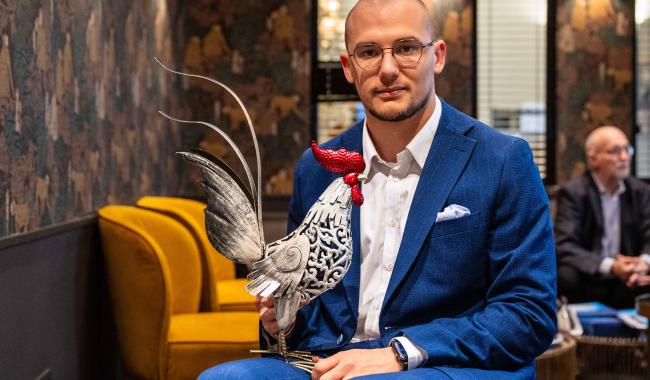 Maxime Carabin lauréat du prix du "Wallon de l'année 2024"