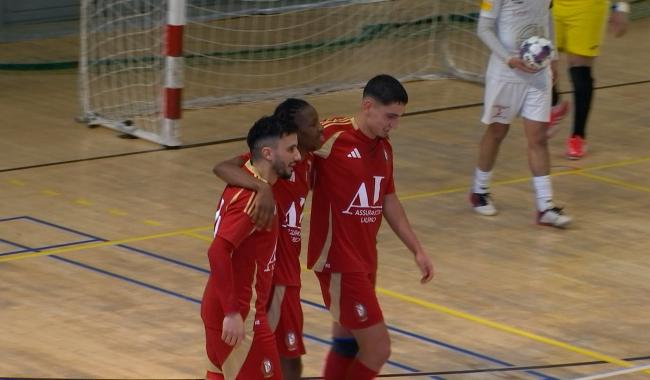 Futsal : Le SL16 domine Borgerhout en demi-finale aller de la Coupe de Belgique