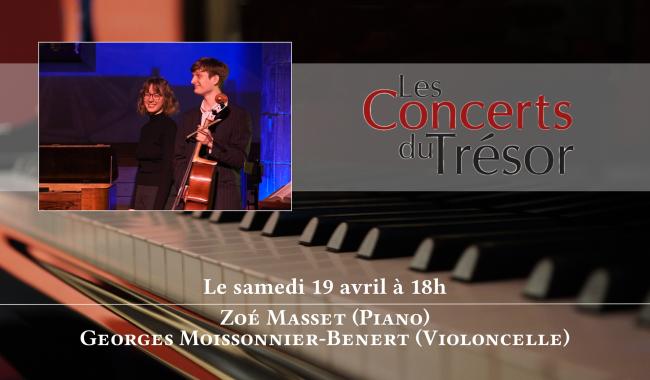 Concert du trésor : la saison reprend le 19 avril