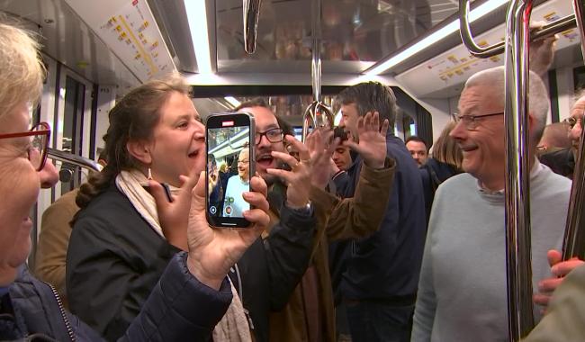 Revivez le tout premier trajet du tram comme si vous y étiez