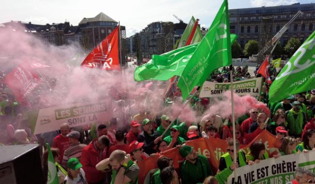 Les syndicats chrétiens et socialistes à nouveau dans la rue le 29 avril