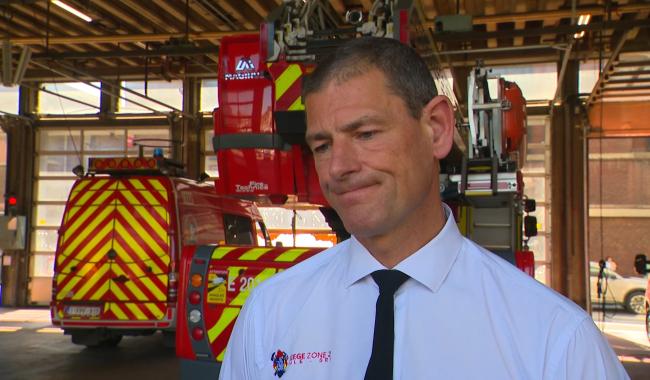 Lantin: les pompiers pris au piège à cause des barreaux de la prison