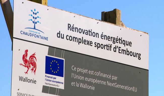 Le complexe sportif d'Embourg fait peau neuve.