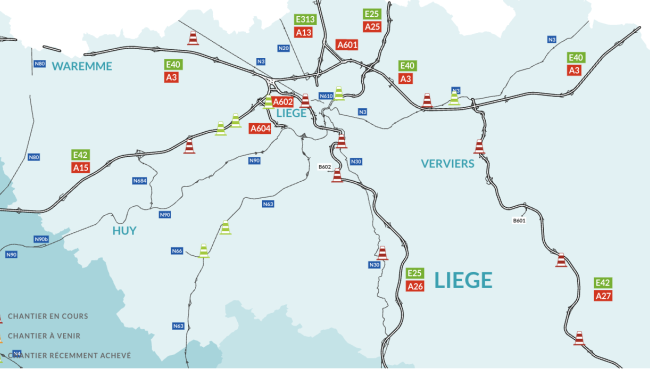 Le point sur les chantiers routiers