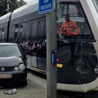 Liège : collision entre une voiture et un tram boulevard d’Avroy
