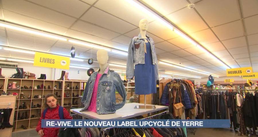RE-VIVE, le nouveau label upcyclé de Terre