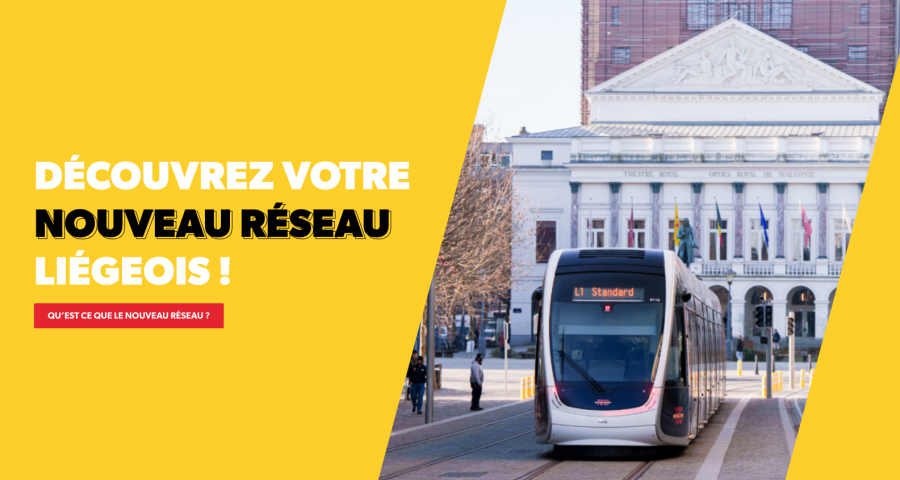 Mobilité : le nouveau site du réseau TEC Liège est en ligne, avec la refonte du réseau