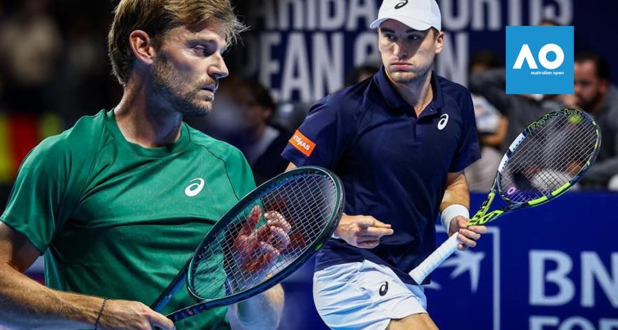 Raphaël Collignon et David Goffin sortis d'entrée