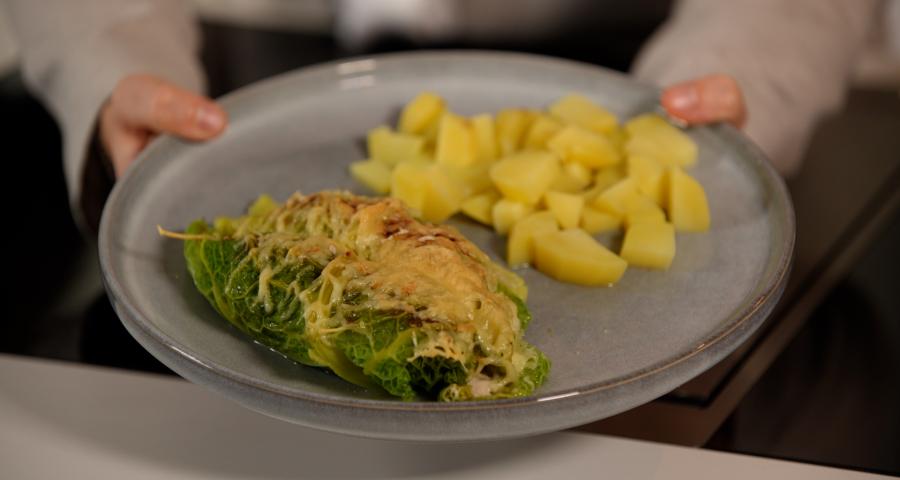 Le chou farci façon cannelloni, avec Équifrais