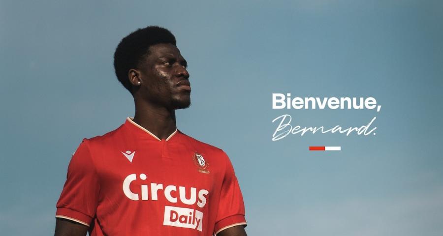 Bernard Nguene, 19 ans, s'engage avec le Standard, prêté par l'OGC Nice