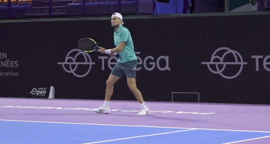 Challenger de Pau : Raphaël Collignon rejoint les quarts de finale