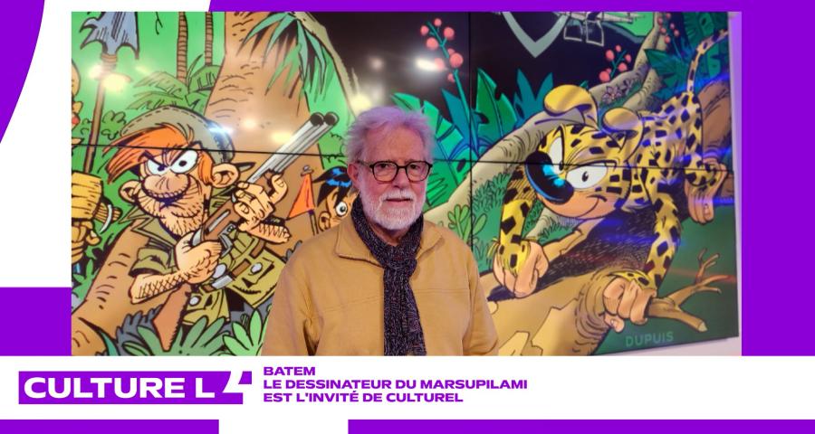 Batem, le dessinateur du Marsupilami, est l'invité de CultureL