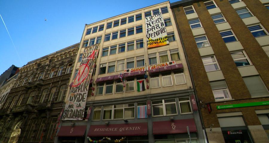 Une grève de la faim "symbolique" au centre social autogéré de Liège
