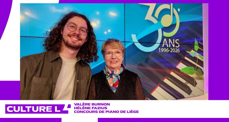 Valère Burnon et Hélène Fazius présentent le concours de piano de Liège