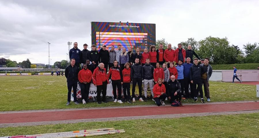 Seraing Athlétisme 6è meilleur club de Belgique !