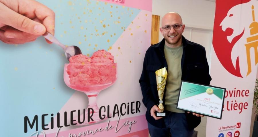 Jonathan Morabito avec son food-truck John John devient le meilleur glacier de la province de Liège