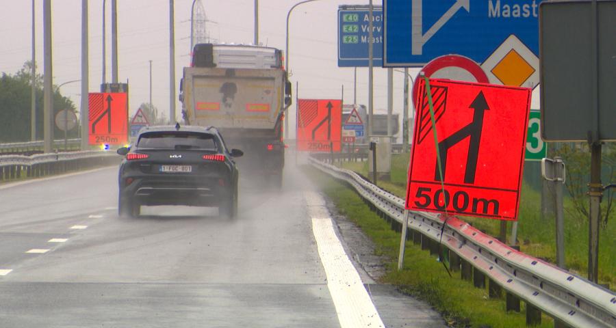 E313 : un chantier de 3 semaines à Vottem
