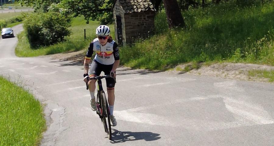 Nouveau challenge pour la cycliste Delphine Thirifays !