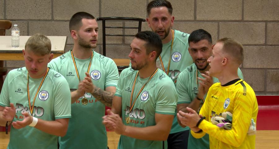 Futsal - Ligue : Le Blue Pearl d'Hamoir s'offre le doublé Coupe-Championnat