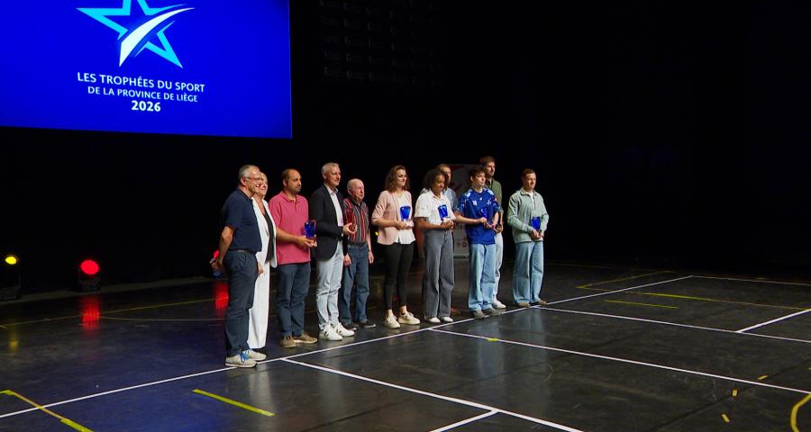 Armand Marchant et Julie Allemand récompensés par les Trophées du sport de la Province de Liège