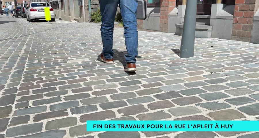 À Huy, la rue l’Apleit est à nouveau accessible