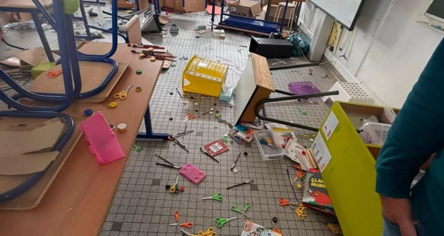L'école primaire de Beaufays a été saccagée