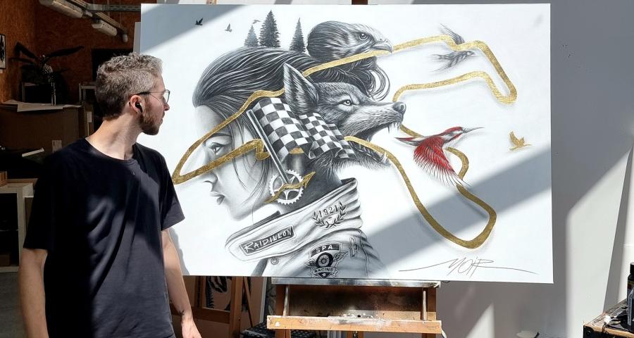 Une collaboration Noir Artist - Circuit de Spa-Francorchamps