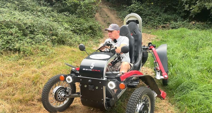 Les Swincars, des véhicules ludiques électriques et tout-terrain