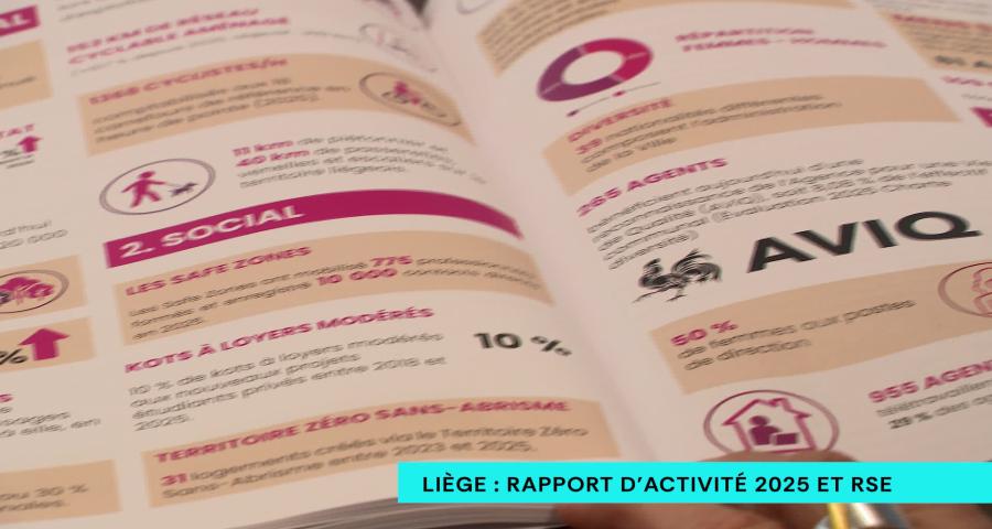 Liège : rapport d'activité 2025 et responsabilité sociétale des entreprises