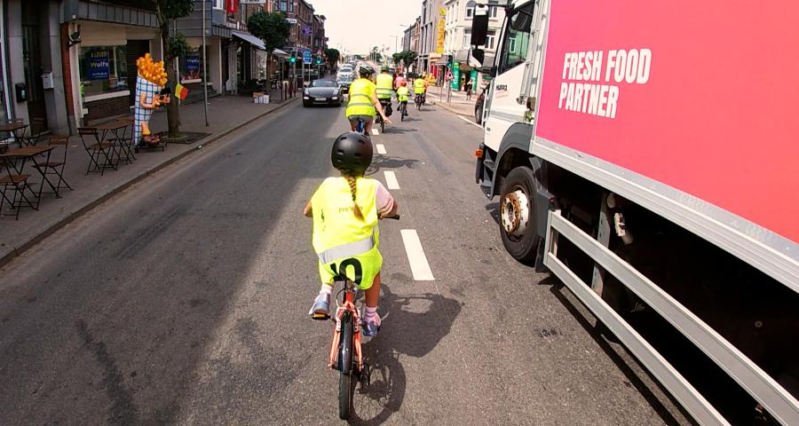 Rouler à vélo dans la circulation