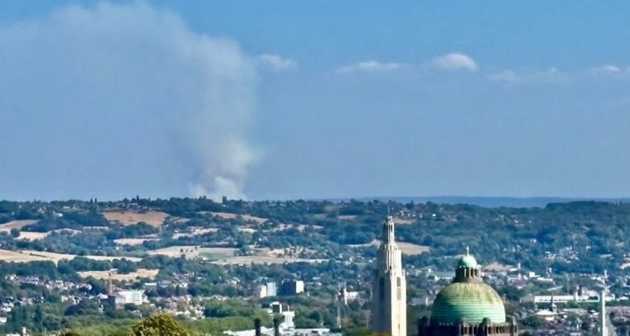 Incendie dans les Fagnes: plus de 2000  ha de végétation détruits