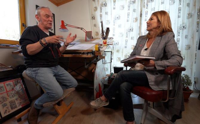 CultureL avec "Goat mountain" par Georges Van Linthout, Les Parall'elles à la galerie Orpheu et Elodie Poux